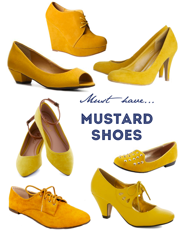 Must have… Mustard Shoes | Ivory Avenue